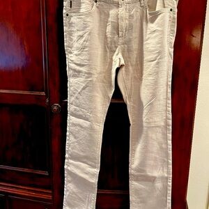 John Varvatos Super  lightweight light khaki Cream  Men’s Jeans 34/34